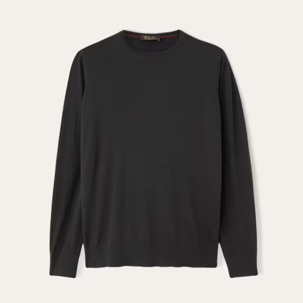 Loro Piana Black Wool Sweater